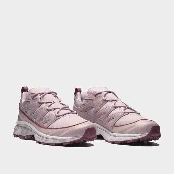 Salomon XT-6 Expanse LTR Leather Sneakers L47574400 Cloud Gray Lilac Mens 11 NEW - Picture 13 of 14